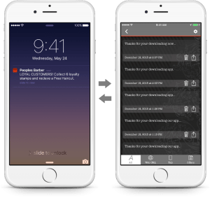 Push notifications are a great way to keep in touch with customers and remind them