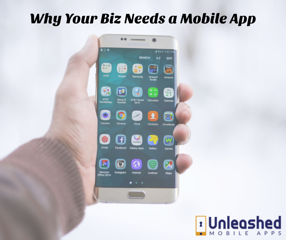 Explains 5 reasons how a business can benefit from mobile apps
